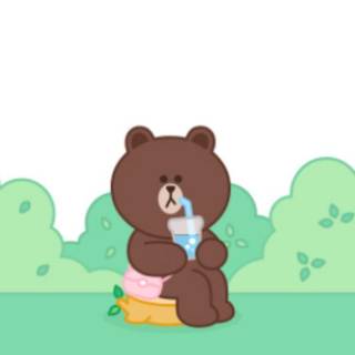 Brown Cony Christmas wallpaper