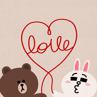 Brown and Cony wallpaper