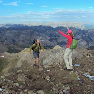 Climbing the highest mountain wallpaper
