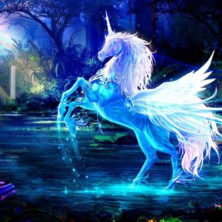 Fantasy unicorn wallpaper