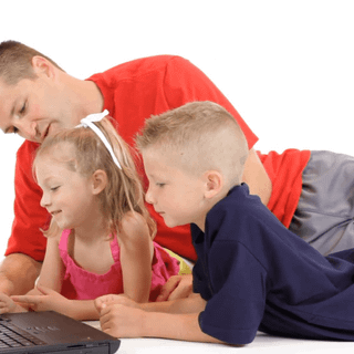 Computer dad Full HD wallpaper