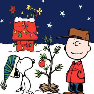 Snoopy Christmas iPhone wallpaper