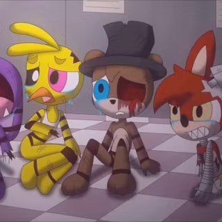 Cute FNAF characters wallpaper