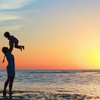 Mom and baby wallpaper