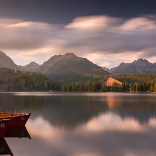 Peaceful autumn scene wallpaper