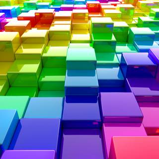 Desktop rainbow wallpaper