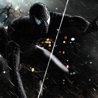 Desktop Spider-Man black wallpaper