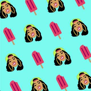 Cardi B iPhone X wallpaper