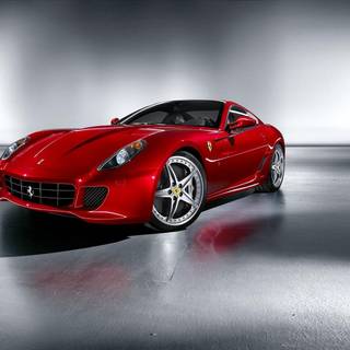 Red Ferrari sports car wallpaper