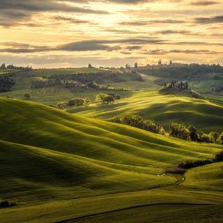 Tuscany sunset wallpaper