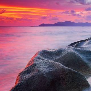 Beach morning iPhone wallpaper