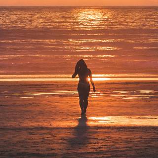 Beach morning iPhone wallpaper