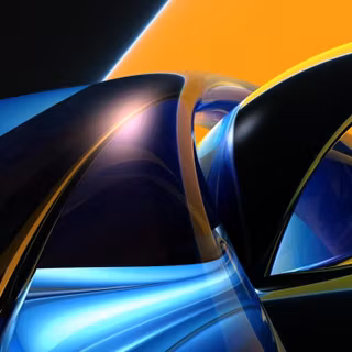 Blue and black mobile wallpaper