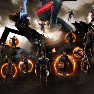 Avengers Endgame final battle wallpaper