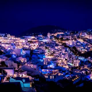 Santorini desktop HD wallpaper