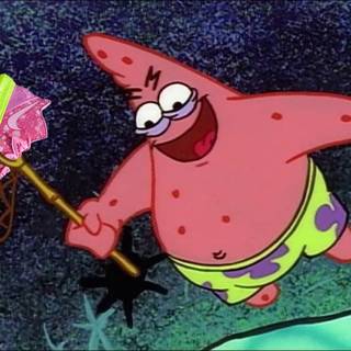 Kyrie 5 Patrick Star wallpaper