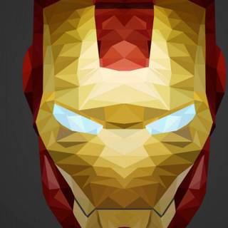 Iron Man minimal art wallpaper