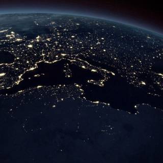 Night horizon wallpaper