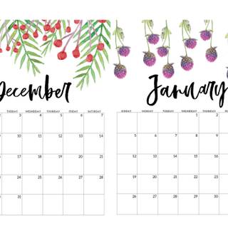 January 2020 wallpaper