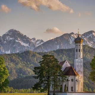 Church Alps wallpaper