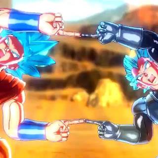 Dragon Ball Z fusions Boruto and Naruto wallpaper