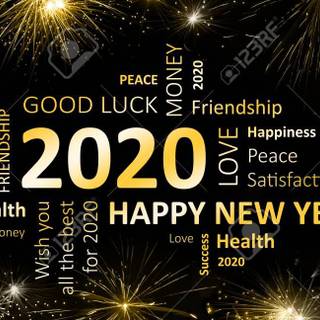 Happy Year 2020 wallpaper