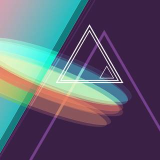 Abstract triangles design wallpaper