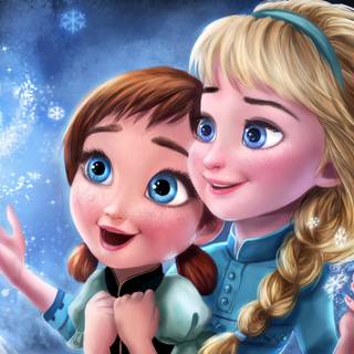 Frozen 2 Queen Elsa Anna Kristoff wallpaper
