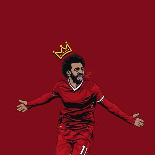 Mo Salah iPhone wallpaper
