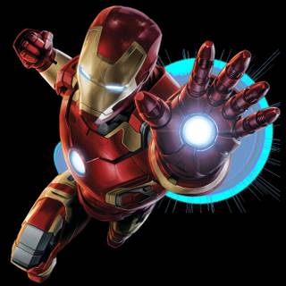 3d Android Iron Man wallpaper