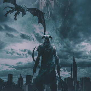 Skyrim iPhone wallpaper