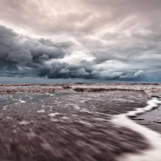 Stormy skies wallpaper