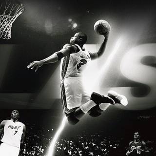 Dwyane Wade black iPhone wallpaper