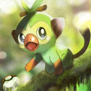 Grookey wallpaper