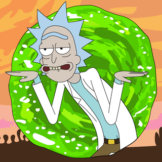 Computer Supreme Rick and Morty wallpaper