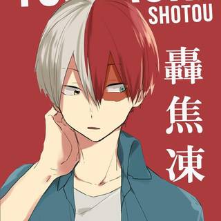 Deku and Todoroki wallpaper