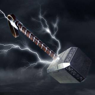 Mjolnir desktop black wallpaper