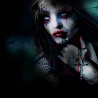 Bloody gothic wallpaper