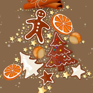 Christmas tree phone wallpaper