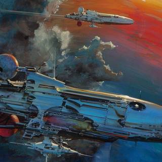 Fantasy vintage wallpaper