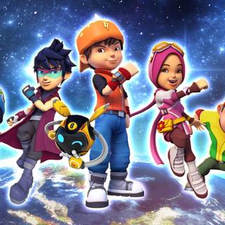 Boboiboy Galaxy HD wallpaper