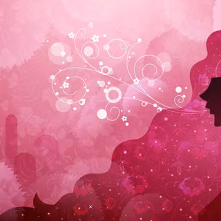 Pink ladie wallpaper