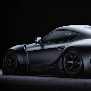 Toyota Supra car racing drift night wallpaper