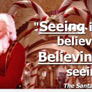 Funny Santa Christmas wallpaper