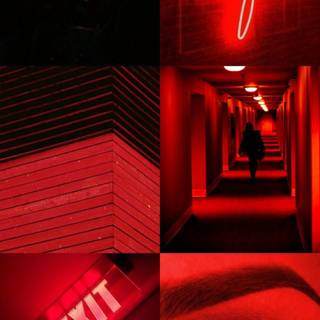 Aesthetic red wallpaper