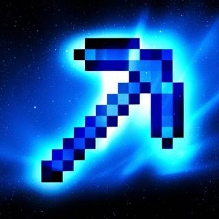 Minecraft Herobrine Pickaxe wallpaper