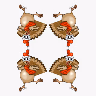 Thanksgiving funny turkey wallpaper