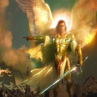 Archangel Michael phone wallpaper