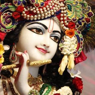 Krishna Bhagwan Mobile wallpaper