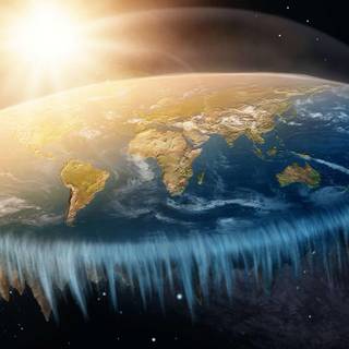 Flat Earth desktop screen wallpaper
